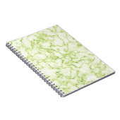 Groen marmer Patroon Notitieboek (Rechterzijde)