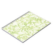 Groen marmer Patroon Notitieboek (Linkerzijde)