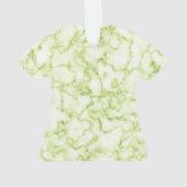 Groen marmer Patroon Ornament (achterkant)