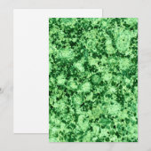 Groen Marmer Textuur Patroon Feestdagenkaart (Voorkant / Achterkant)