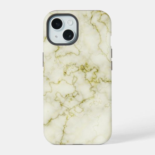 Groen marmeren patroon iPhone 15 case (Achterkant)
