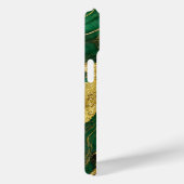 Groen marmeren patroon met goud Case-Mate iPhone case (Achterkant / Rechts)