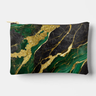 Groen marmeren patroon met goud etui