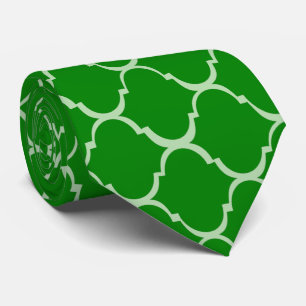 Groen Marokkaans design Stropdas