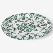 Groen, Marokkaans, mozaïek, Papieren Bordje (Gekanteld)