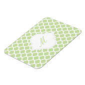 Groen Marokkaans Patroon met Monogram Magneten (Linkerzijde)