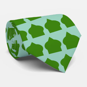 Groen Marokkaans patroonontwerp Stropdas