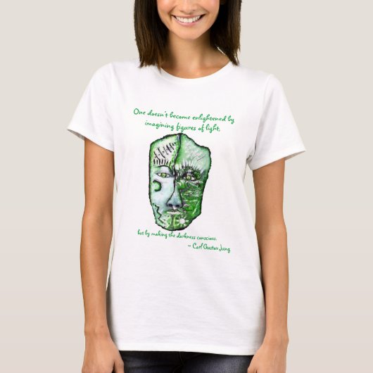 Groen masker T-shirt (Voorkant)