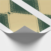 Groen mat inpakpapier (Hoek)