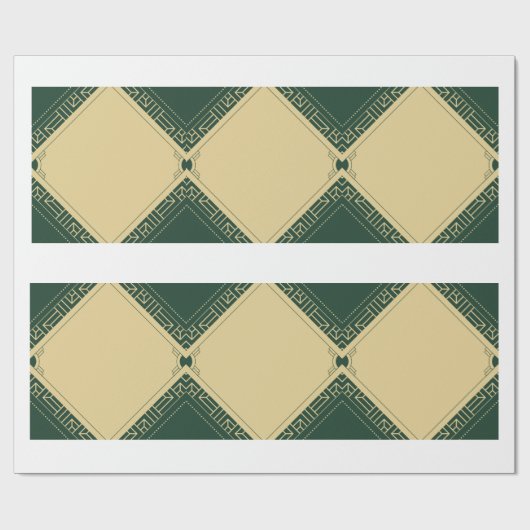 Groen mat inpakpapier (Vlak)