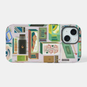 Groen Matchbox telefoonhoesje iPhone 15 Case (Achterkant horizontaal)