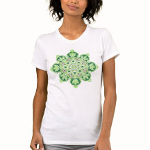 Groen medaillon T- Shirt