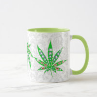 Groen medisch leder met bling en spuiten