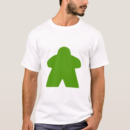 Groen meepelbord Game Piece T-shirt (Voorkant)