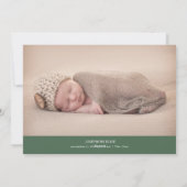 Groen meer liefde, meer vreugde | Vakantie geboort Feestdagenkaart (Achterkant)