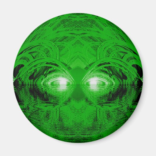 Groen meerwezen magneet (Voorkant)