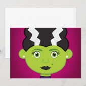 Groen meisje monster (Voorkant / Achterkant)