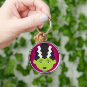 Groen meisje monster sleutelhanger (Hand)