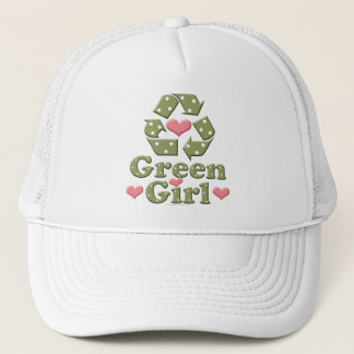 Groen meisje Recyclen Recycling Pet