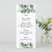 Groen menu sjabloon voor elke gelegenheid (Staand voorkant)