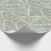 Groen merkteken omslagpapier cadeaupapier (Hoek)