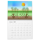 Groen met de agenda van Zingwijnmoer Kalender (Jan 2027)