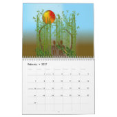 Groen met de agenda van Zingwijnmoer Kalender (Feb 2027)