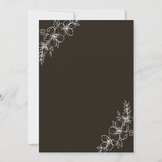 Groen met een romantisch afbeelding van een paar kaart (Achterkant)