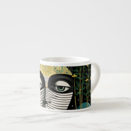 Groen met Envy Surreal Artistiek Espresso Kop