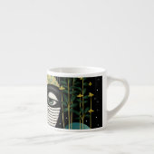 Groen met Envy Surreal Artistiek Espresso Kop (Rechts)