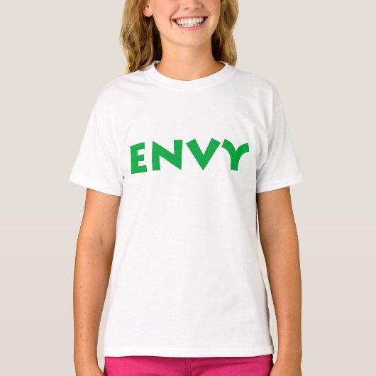 Groen met Envy T-shirt (Voorkant)