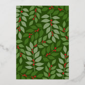 Groen met feestvieren met feestelijke feestdagen e (Achterkant)