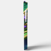 Groen met goud Case-Mate iPhone case (Achterkant / Links)