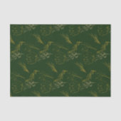 Groen met goudcontemhedendaags papier voor flessen (Voorkant)