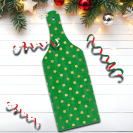 Groen met gouden glitterstippen snijplank