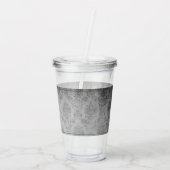 Groen met juwelen versierde vlinder acryl drinkbeker (Achterkant)