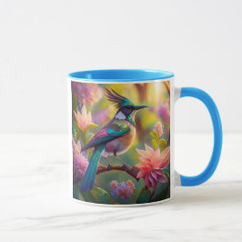 Groen met kop Jay Fantasy Bird