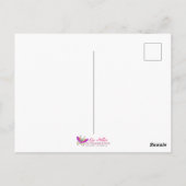 Groen met kop Jay Fantasy Bird Briefkaart (Achterkant)