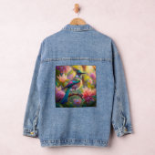 Groen met kop Jay Fantasy Bird Denim Jacket (Hangar)