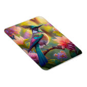 Groen met kop Jay Fantasy Bird Magneet (Rechterzijde)