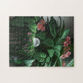 Groen met kristallen bol legpuzzel (Horizontaal)