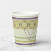 Groen met Paarse Papieren Bekers (Voorkant)