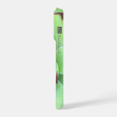 Groen met Paarse Tips Succulent Close-Up Foto iPhone Hoesje (Linkerkant)