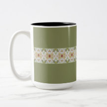 Groen met patroondetails