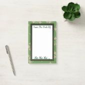 Groen met peach post-it® notes (Kantoor)