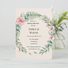 Groen Met Roze Bloemen Romantische Bruiloft