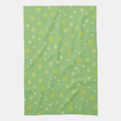 Groen met sterren theedoek (Verticaal)