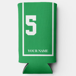 Groen met Wit Paard 5 Zadeldoek Custom Seltzer Blikjeskoeler