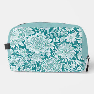 GROEN MET WITTE KANT LOOK EFFECTEN TOILETTASJE