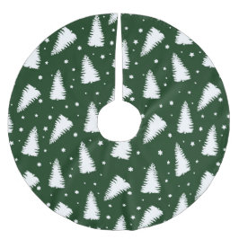 GROEN MET WITTE KERSTBOMEN KERSTBOOM ROK
